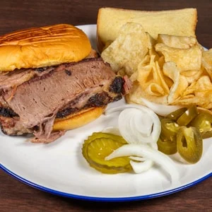 The brisket option for Fire Craft’s one-meat sammie